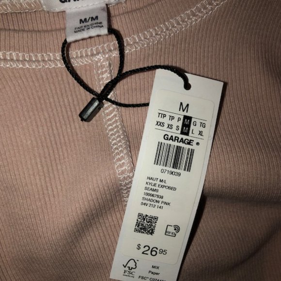 PINK CROP TOP - Picture 2 of 2